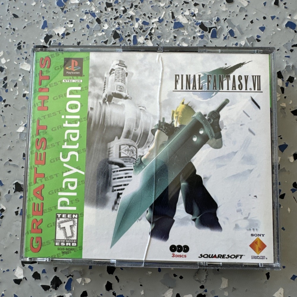 Final Fantasy VII 7 Misprint (Playstation‎ 1 PS1) Complete - Tested - Authentic